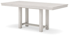Robbinsdale Antique White Counter Height Extension Dining Room Table - Ornate Home