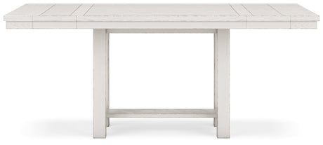 Robbinsdale Antique White Counter Height Extension Dining Room Table - Ornate Home