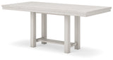 Robbinsdale Antique White Counter Height Table and 8 Barstools (Online Special Price) - Ornate Home