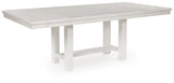 Robbinsdale Antique White Dining Table, 6 Chairs and Bench - Ornate Home