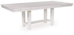 Robbinsdale Antique White Dining Table, 6 Chairs and Bench - Ornate Home