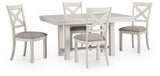 Robbinsdale Antique White Dining Table w/4 Chairs (Online Special Price) - Ornate Home