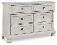Robbinsdale Antique White Dresser - Ornate Home