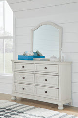 Robbinsdale Antique White Dresser and Mirror (Online Special Price) - Ornate Home