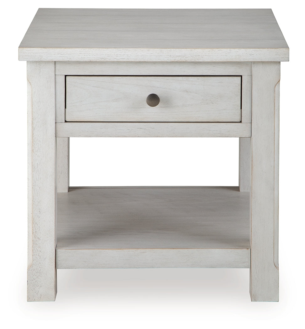 Robbinsdale Antique White End Table (Online Special Price) - Ornate Home