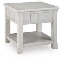 Robbinsdale Antique White End Table - Ornate Home