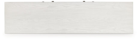 Robbinsdale Antique White Extra Large TV Stand - Ornate Home