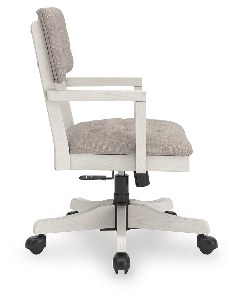 Robbinsdale Antique White Home Office Desk Chair (1/CN) (Online Special Price) - Ornate Home