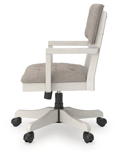 Robbinsdale Antique White Home Office Desk Chair (1/CN) - Ornate Home