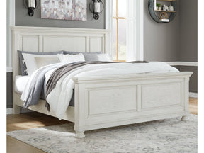 Robbinsdale Antique White King Panel Bed (Online Special Price) - Ornate Home
