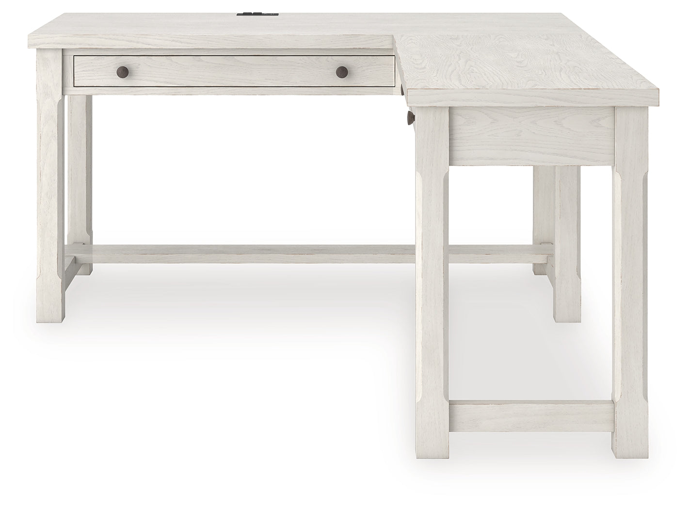 Robbinsdale Antique White L-Shaped Home Office Desk (Online Special Price) - Ornate Home