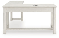 Robbinsdale Antique White L-Shaped Home Office Desk - Ornate Home
