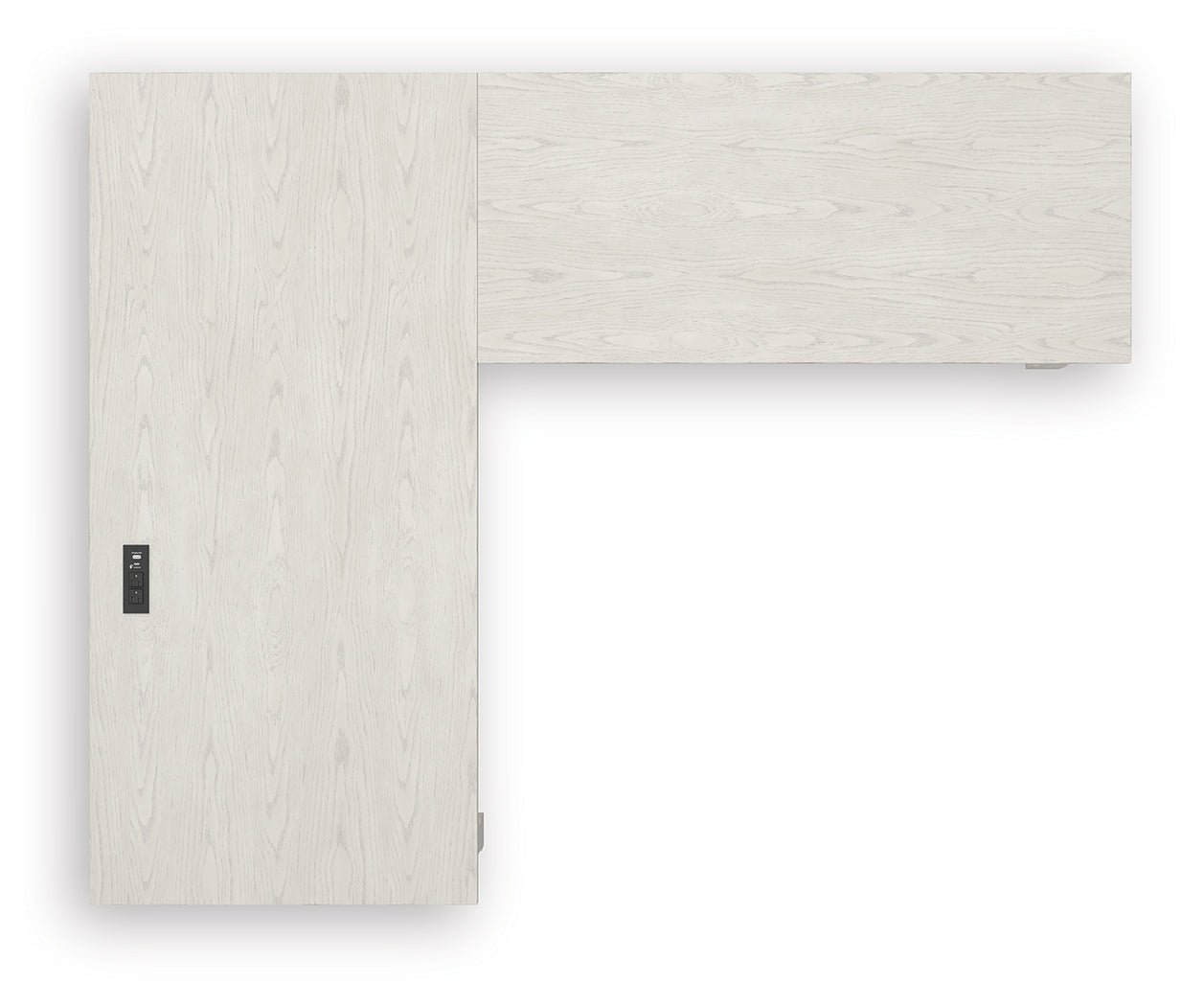 Robbinsdale Antique White L-Shaped Home Office Desk - Ornate Home