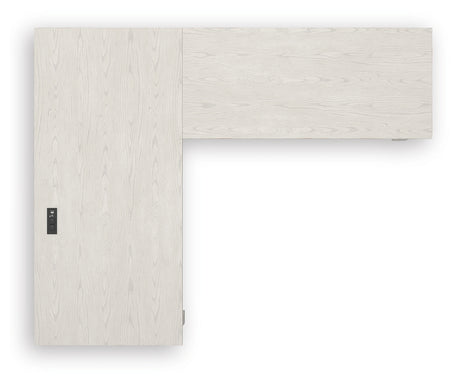 Robbinsdale Antique White L-Shaped Home Office Desk - Ornate Home