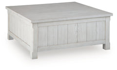Robbinsdale Antique White Lift-Top Coffee Table - Ornate Home