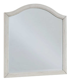 Robbinsdale Antique White Mirrored Vanity Desk w/ Stool - Ornate Home