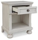 Robbinsdale Antique White Nightstand (Online Special Price) - Ornate Home