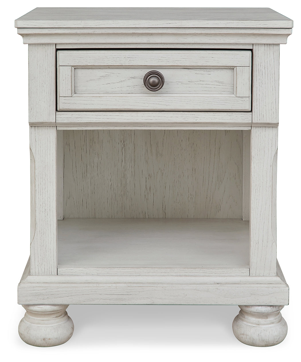 Robbinsdale Antique White Nightstand - Ornate Home