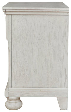 Robbinsdale Antique White Nightstand - Ornate Home