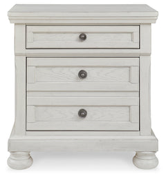 Robbinsdale Antique White Nightstand - Ornate Home