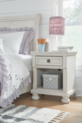 Robbinsdale Antique White Twin Storage Bedroom Set with Dresser, Mirror and Nightstand (Online Special Price) - Ornate Home