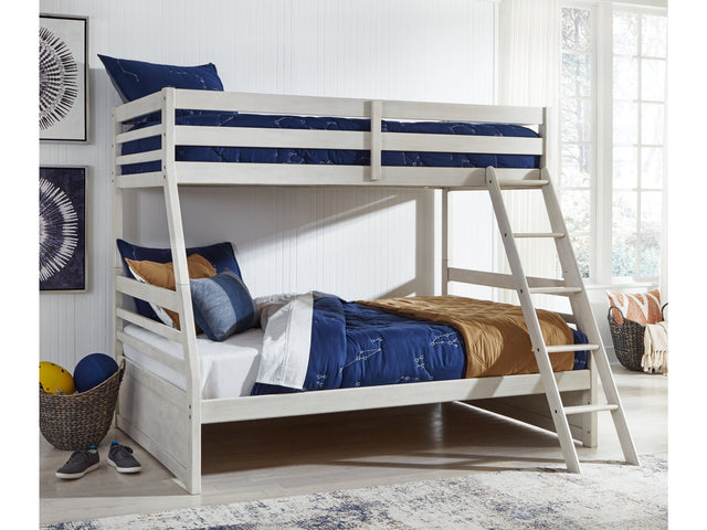 Robbinsdale Antique White Twin over Full Bunk Bed (Online Special Price) - Ornate Home