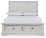 Robbinsdale Full Storage Bedroom Set with Nightstand (Online Special Price) - Ornate Home