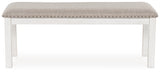 Robbinsdale White 48" Dining Bench (Online Special Price) - Ornate Home