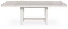 Robbinsdale White Dining Extension Table - Ornate Home