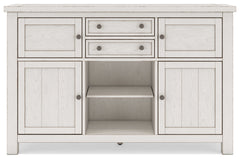 Robbinsdale White Dining Server - Ornate Home