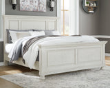 Robbinsdale White Queen Panel Bedroom Set with Dresser and Mirror (Online Special Price) - Ornate Home