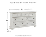 Robbinsdale White Twin Sleigh Storage Bedroom Set with Dresser (Online Special Price) - Ornate Home