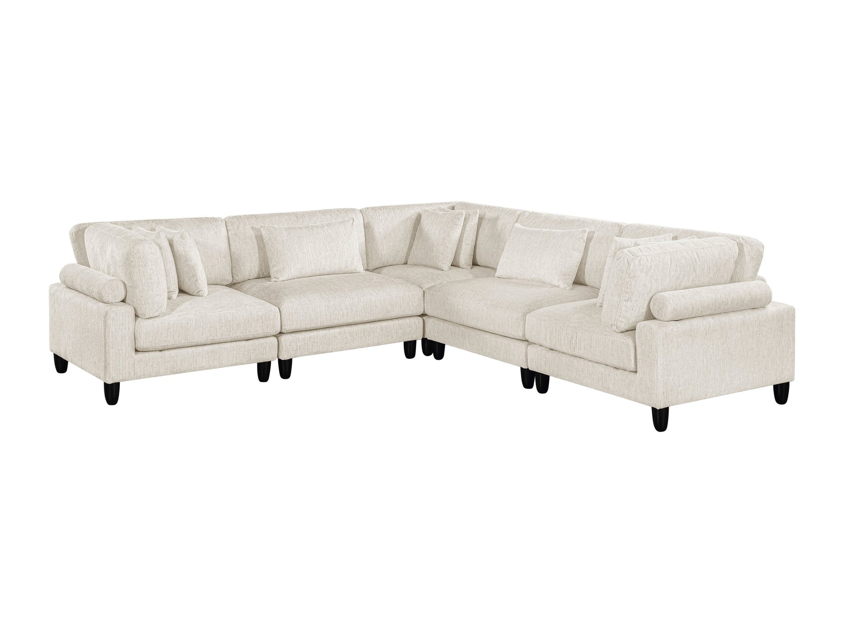 Robstown Beige 5-Piece Modular Sectional - Ornate Home
