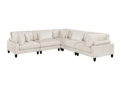 Robstown Beige 5-Piece Modular Sectional - Ornate Home