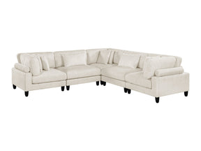 Robstown Beige 5-Piece Modular Sectional - Ornate Home