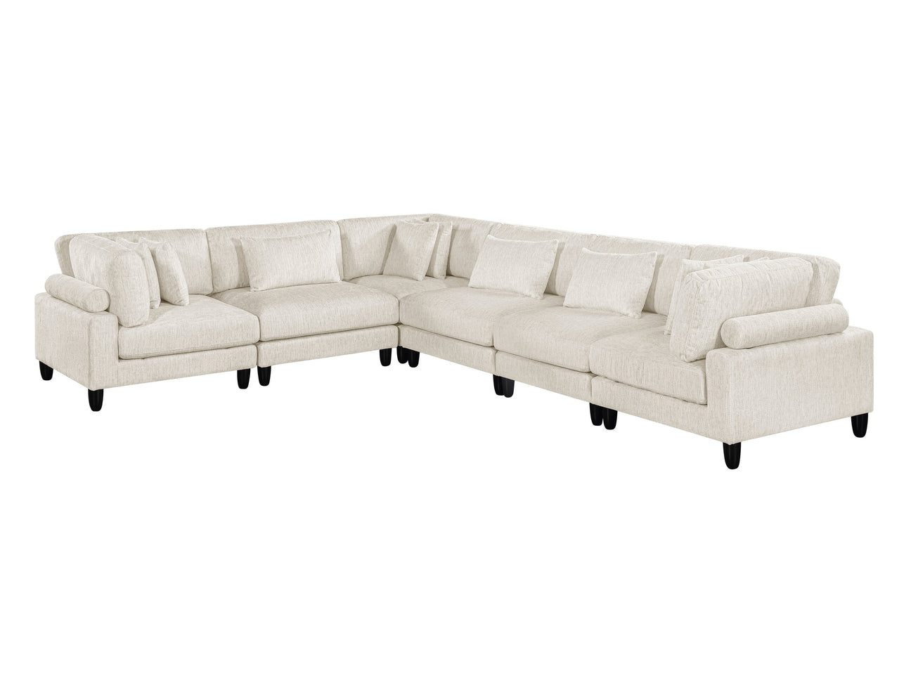 Robstown Beige 6-Piece Modular Sectional - Ornate Home