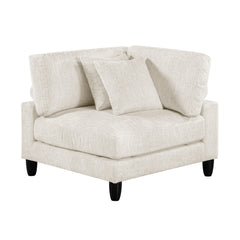 Robstown Beige 6-Piece Modular Sectional with Ottoman - Ornate Home