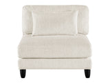 Robstown Beige Armless Chair - Ornate Home