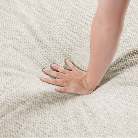 Robstown Beige Ottoman - Ornate Home