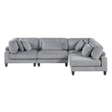 Robstown Gray 4-Piece Modular Sectional - Ornate Home