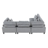 Robstown Gray 4-Piece Modular Sectional - Ornate Home