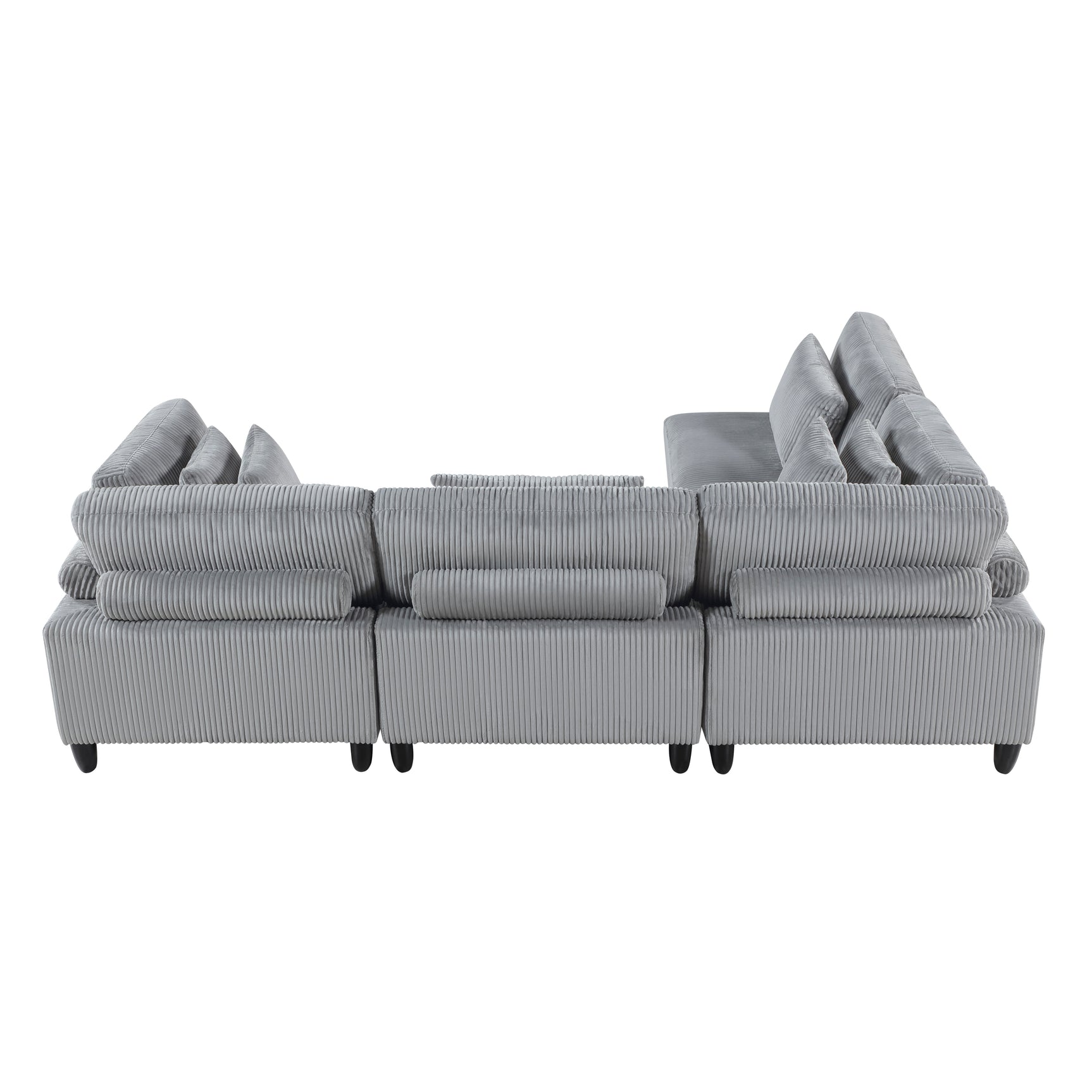 Robstown Gray 4-Piece Modular Sectional - Ornate Home