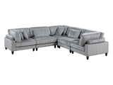 Robstown Gray 5-Piece Modular Sectional - Ornate Home