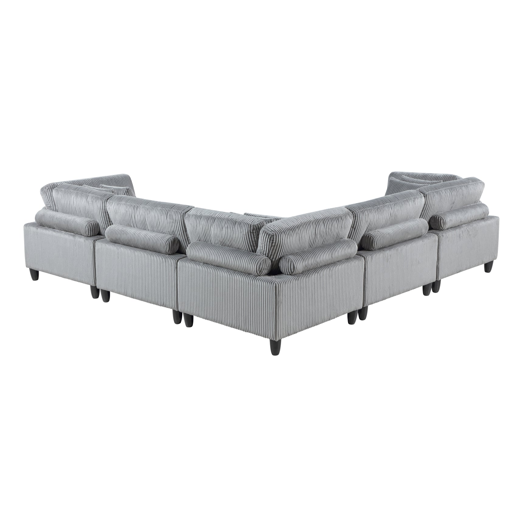 Robstown Gray 5-Piece Modular Sectional - Ornate Home
