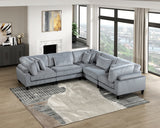 Robstown Gray 5-Piece Modular Sectional - Ornate Home