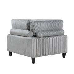 Robstown Gray 6-Piece Modular Sectional with Ottoman - Ornate Home