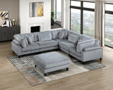 Robstown Gray Ottoman - Ornate Home