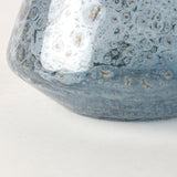 Robyn Blue Short Glass Vase - Ornate Home