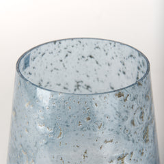 Robyn Blue Tall Glass Vase - Ornate Home