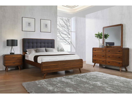 Robyn Dark Walnut 4-piece Full Bedroom Set - Ornate Home